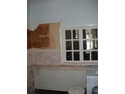 Replaster kitchen, some electrics