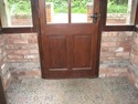 concrete floor of porch