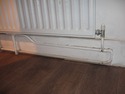Re-plumb radiator in back bedroom