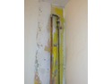 Cut old gas-pipes from hallway