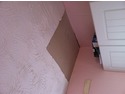 plaster walls and ceiling (6m60cm x 2m55cm) then paint