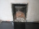 Installation of new gas fire and moving of oven