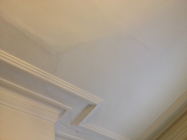 Repair superficial wall & ceiling cracks - Plastering job in Kilburn 