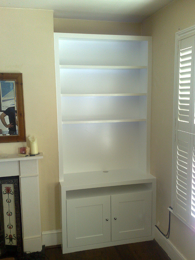 Alcove Cupboard and Floating Shelves Carpentry & Joinery job in