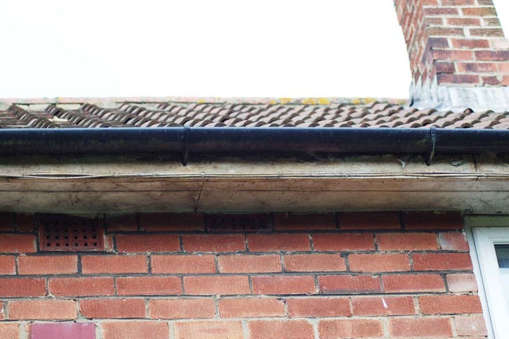 Wooden Fascia Boards Stripping and Painting Roofing job in Newcastle