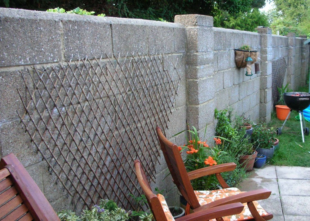 EXTERIOR RENDER GARDEN WALL Plastering job in Whitstable, Kent