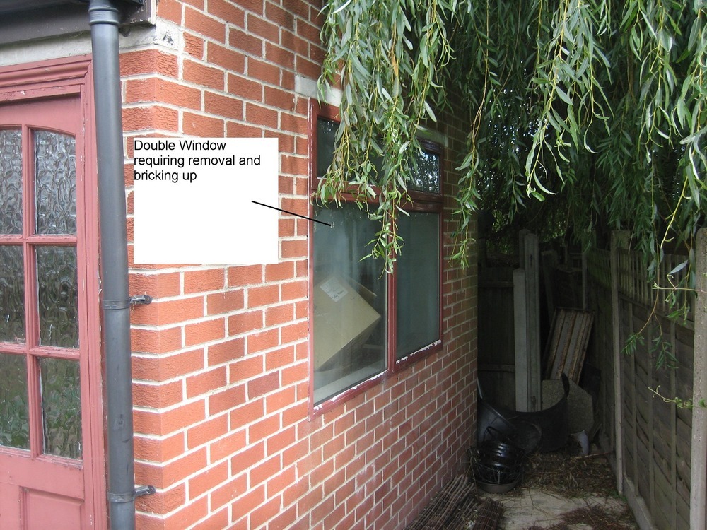 Conversion of a single skin brick built out house Conversions