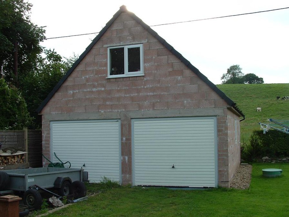 Render Double Garage Plastering job in Milnthorpe, Cumbria MyBuilder