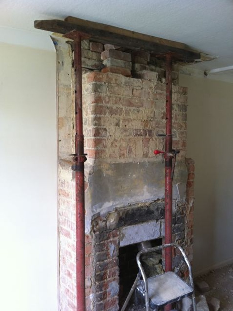 Chimney removal/advice ground floor from mid terrace Chimneys