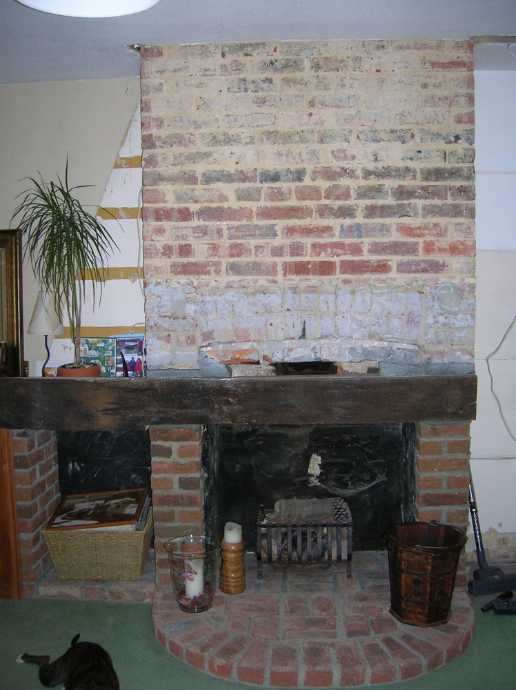 Brick Fireplace Restoration Bricklaying job in Horsham, West Sussex