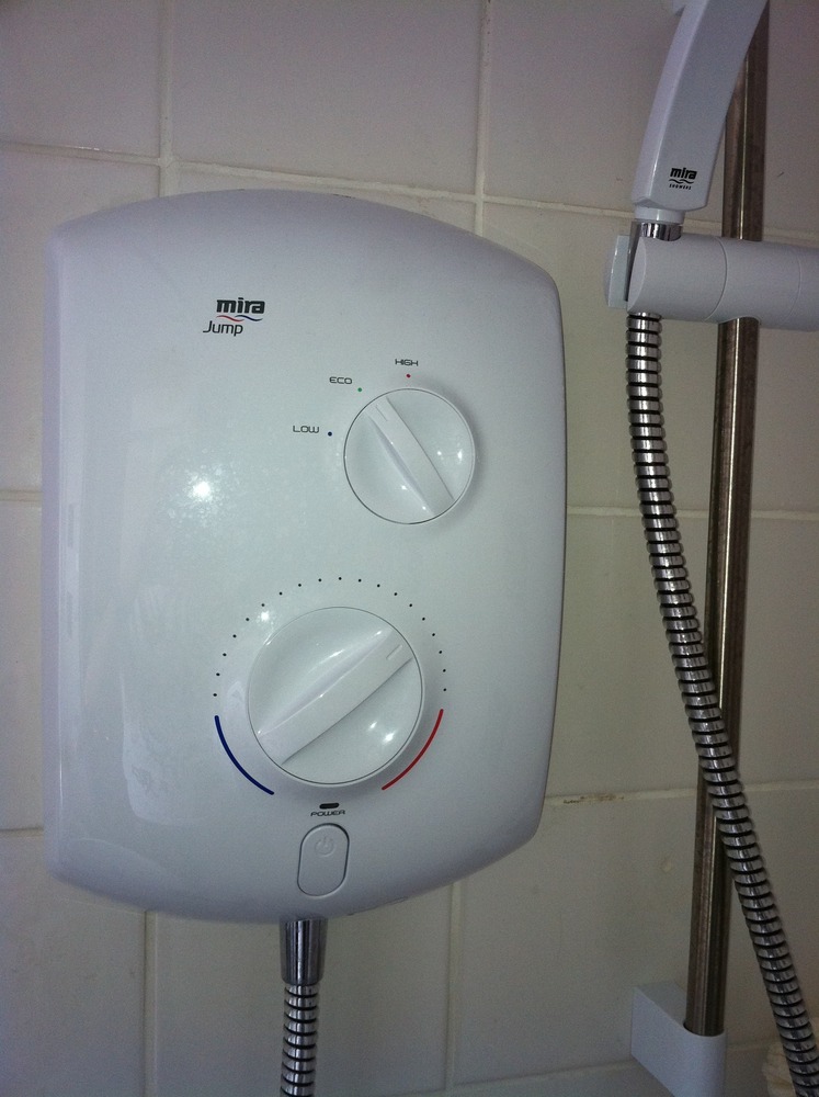 Mira Jump Shower fuse upgrade Electrical job in Leicester