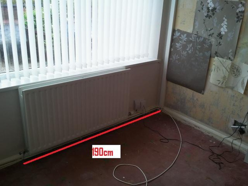 Chasing pipes for radiator into wall/floor? Plumbing job in Newcastle