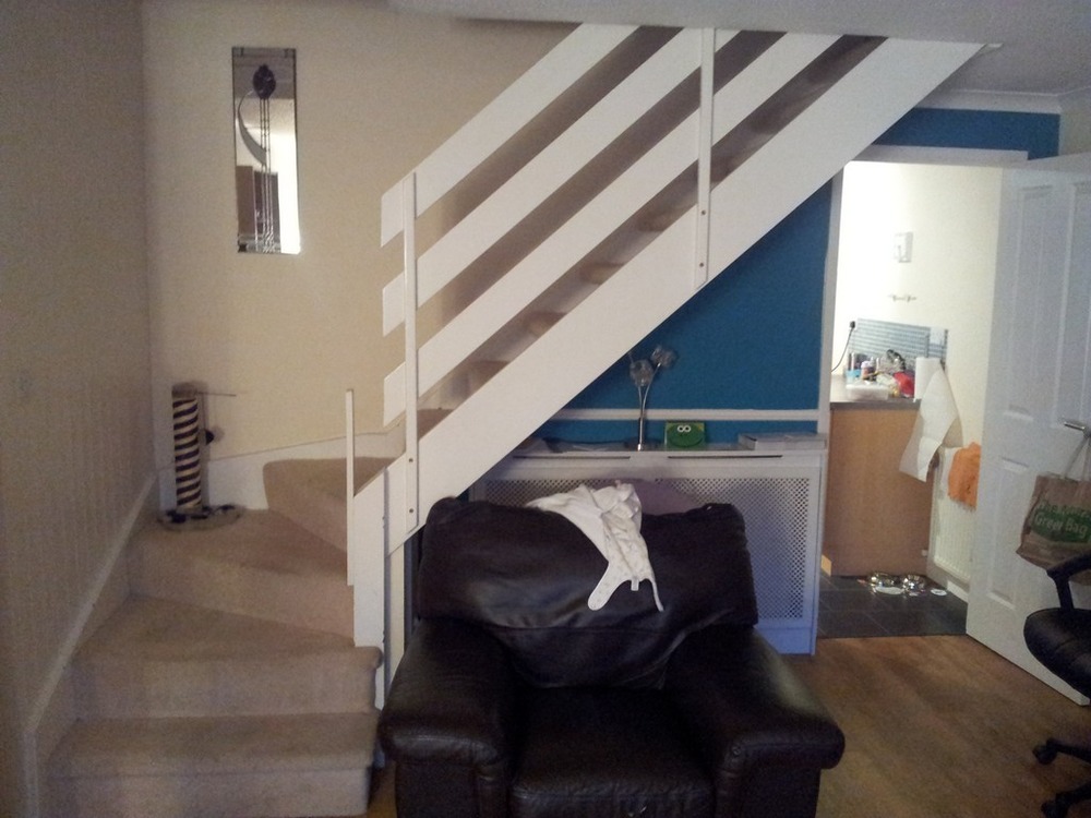 Converting from open to closed staircase Carpentry & Joinery job in