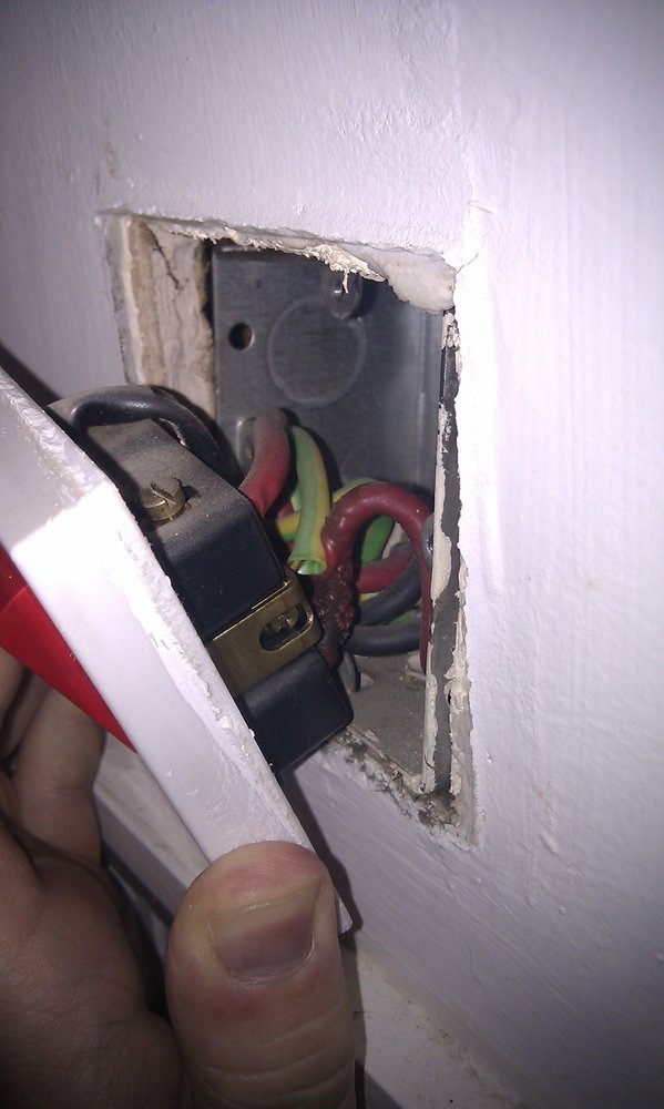 Replacing broken isolation switch for electric shower Electrical job