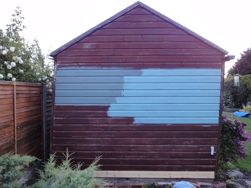 Straighten a leaning shed Garages & Sheds job in Ringwood, Hampshire