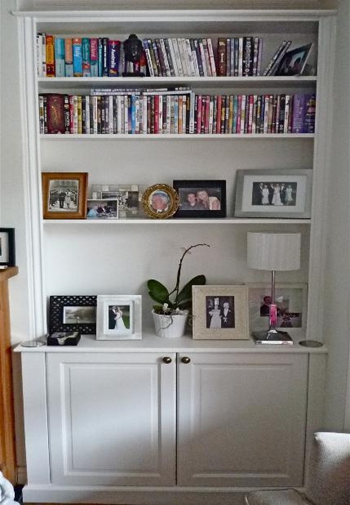 Fitted alcove shelving and bookcase Carpentry & Joinery job in Fulham