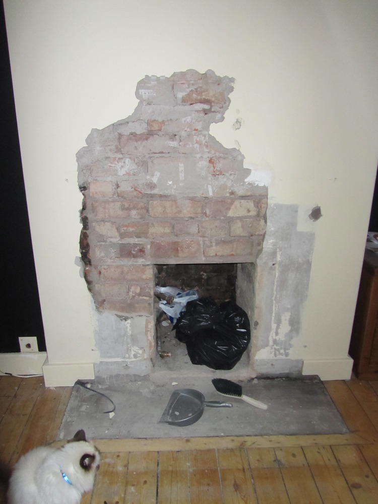 Raise Lintel open up fireplace chimney breast Chimneys & Fireplaces