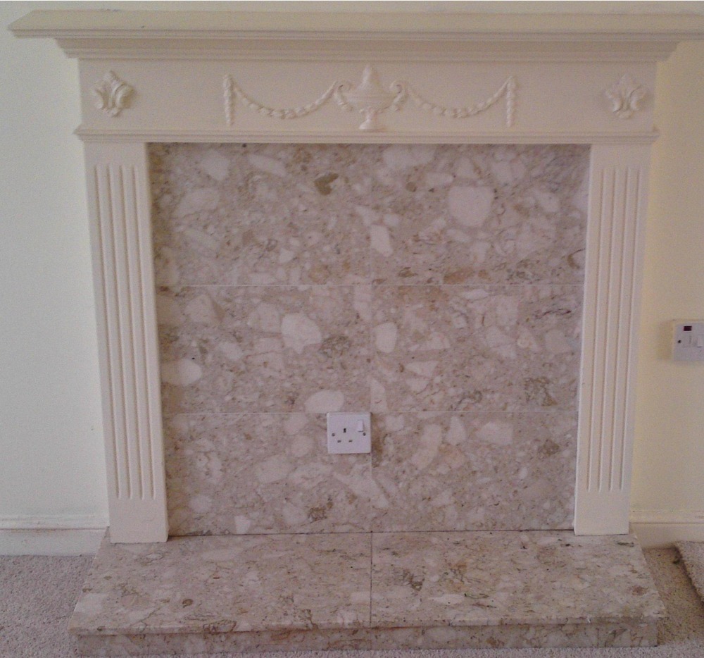 remove and cover a unused fireplace Chimneys & Fireplaces job in