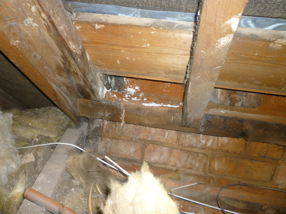 Damp seeping from chimney breast Damp