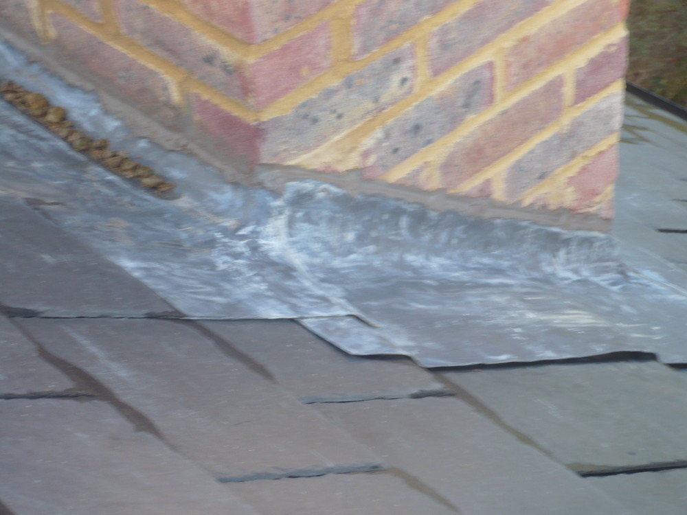 Lead flashing for chimney Roofing job in Harpenden, Hertfordshire