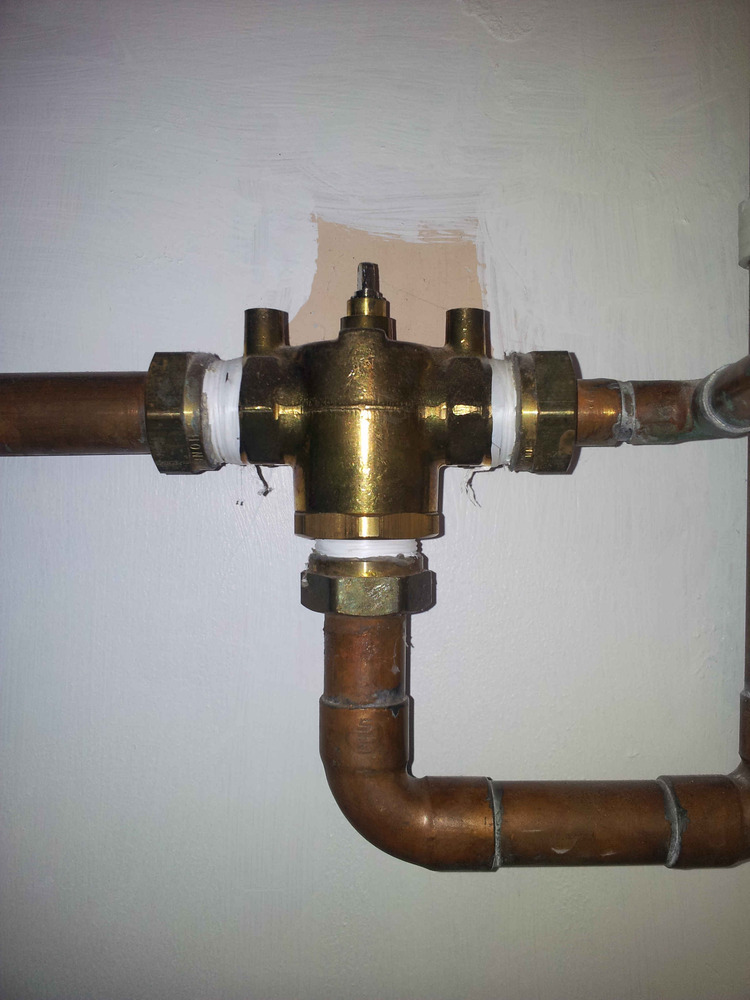 Replacement of 3 way mid position valve & MA1 Actuator Plumbing job